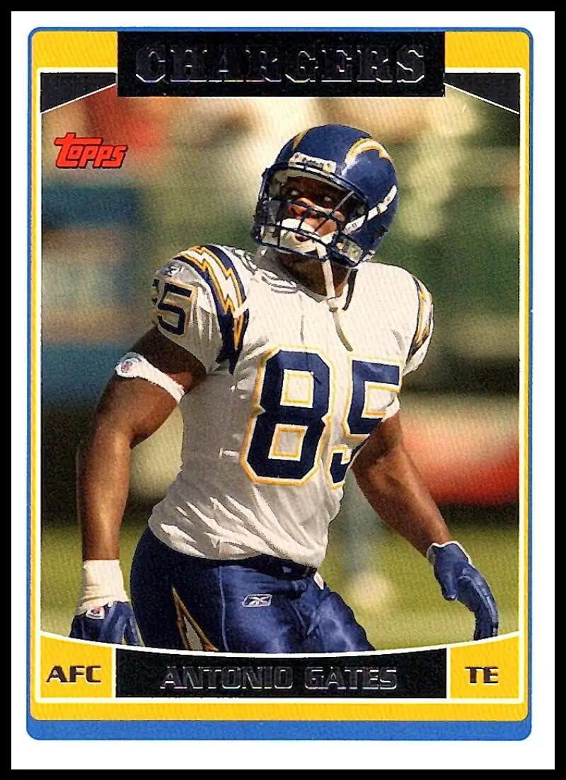 2006 Topps #204 Antonio Gates NM-MT San Diego Chargers Football Card - Football Card Single