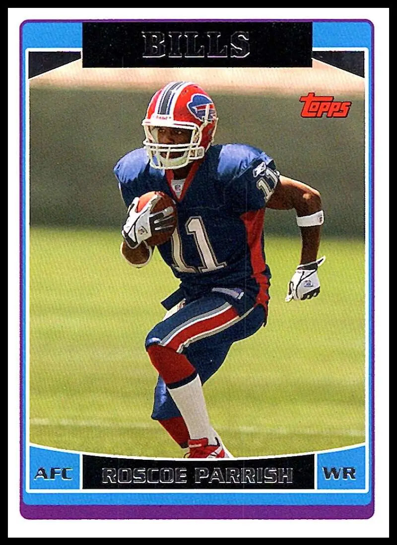2006 Topps #205 Roscoe Parrish NM-MT Buffalo Bills Football Card - Football Card Single