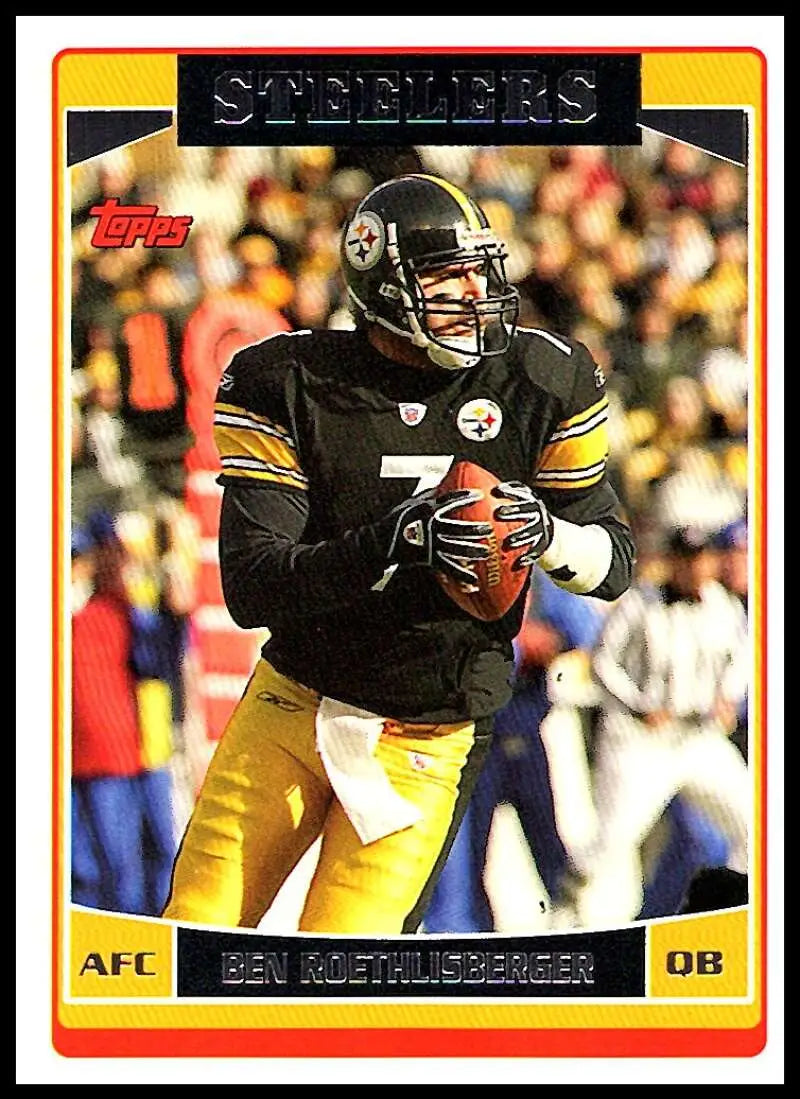 2006 Topps #214 Ben Roethlisberger NM-MT Pittsburgh Steelers Football Card - Football Card Single