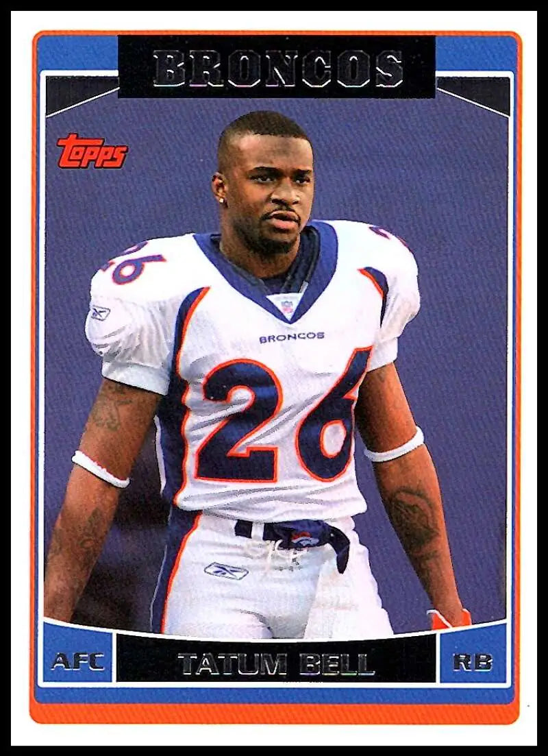 2006 Topps #223 Tatum Bell NM-MT Denver Broncos Football Card