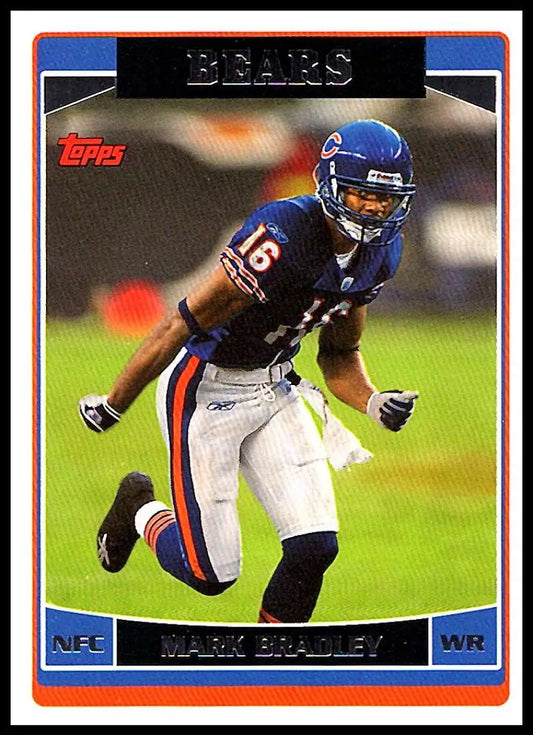2006 Topps #226 Mark Bradley NM-MT Chicago Bears Football Card - Football Card Single