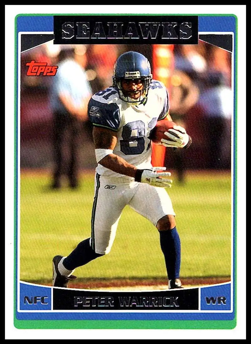 2006 Topps #230 Peter Warrick NM-MT Seattle Seahawks Football Card - Football Card Single