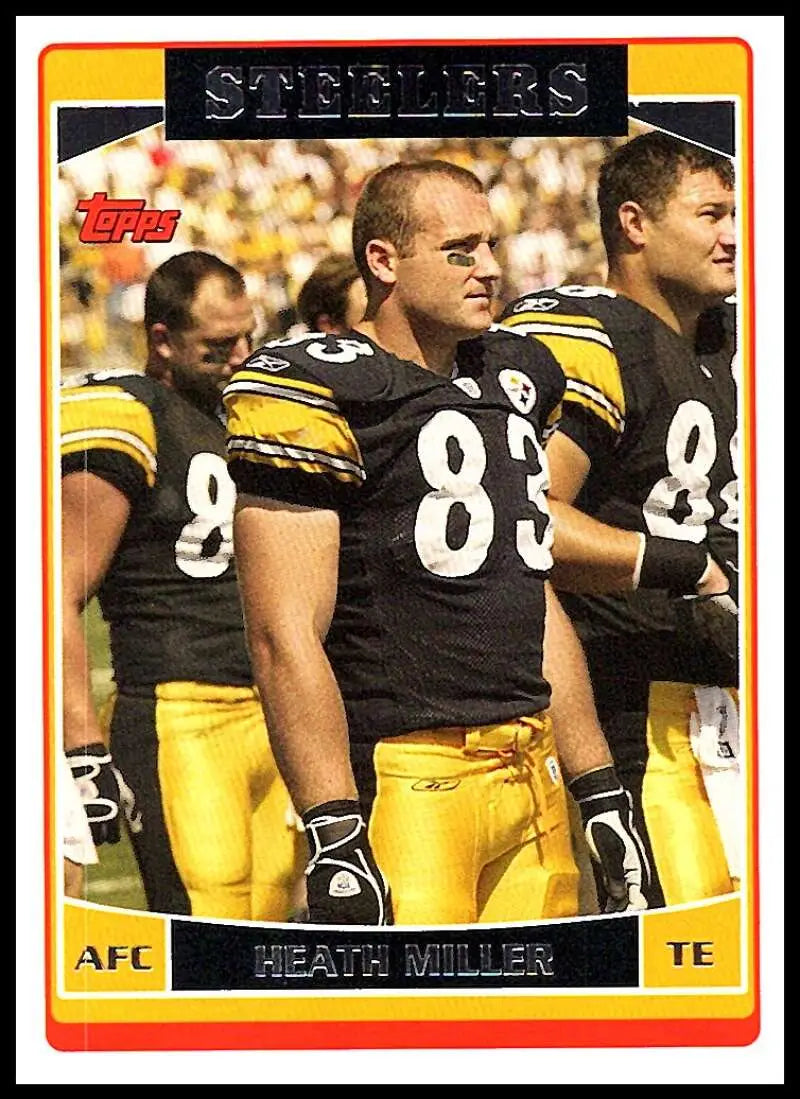 2006 Topps #231 Heath Miller NM-MT Pittsburgh Steelers Football Card - Football Card Single