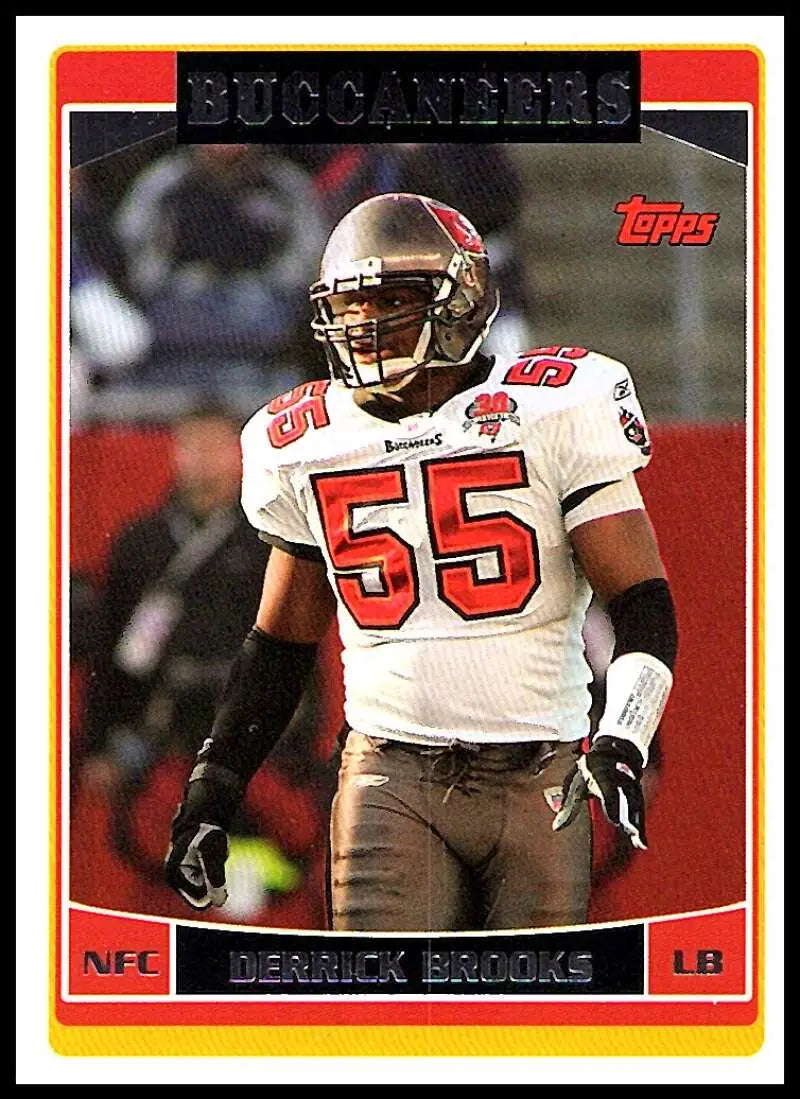 2006 Topps #232 Derrick Brooks NM-MT Tampa Bay Buccaneers Football Card - Football Card Single