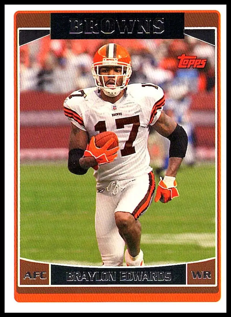 2006 Topps #236 Braylon Edwards NM-MT Cleveland Browns Football Card - Football Card Single