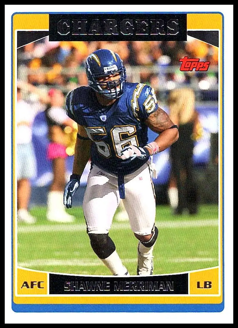 2006 Topps #24 Shawne Merriman NM-MT San Diego Chargers Football Card - Football Card Single