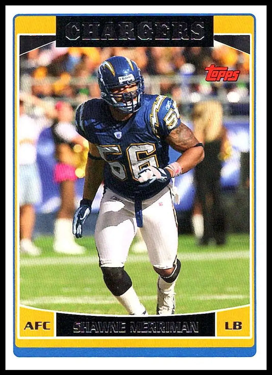 2006 Topps #24 Shawne Merriman NM-MT San Diego Chargers Football Card - Football Card Single