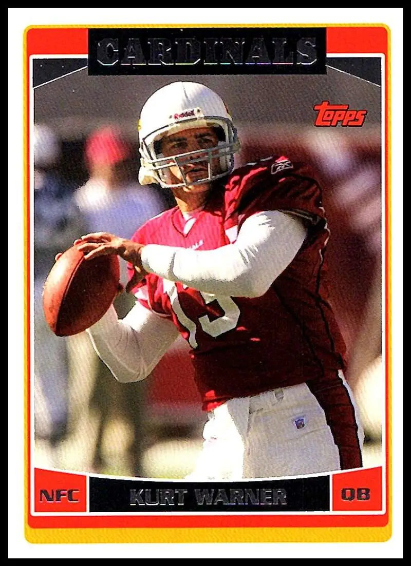 2006 Topps #240 Kurt Warner NM-MT Arizona Cardinals Football Card - Football Card Single
