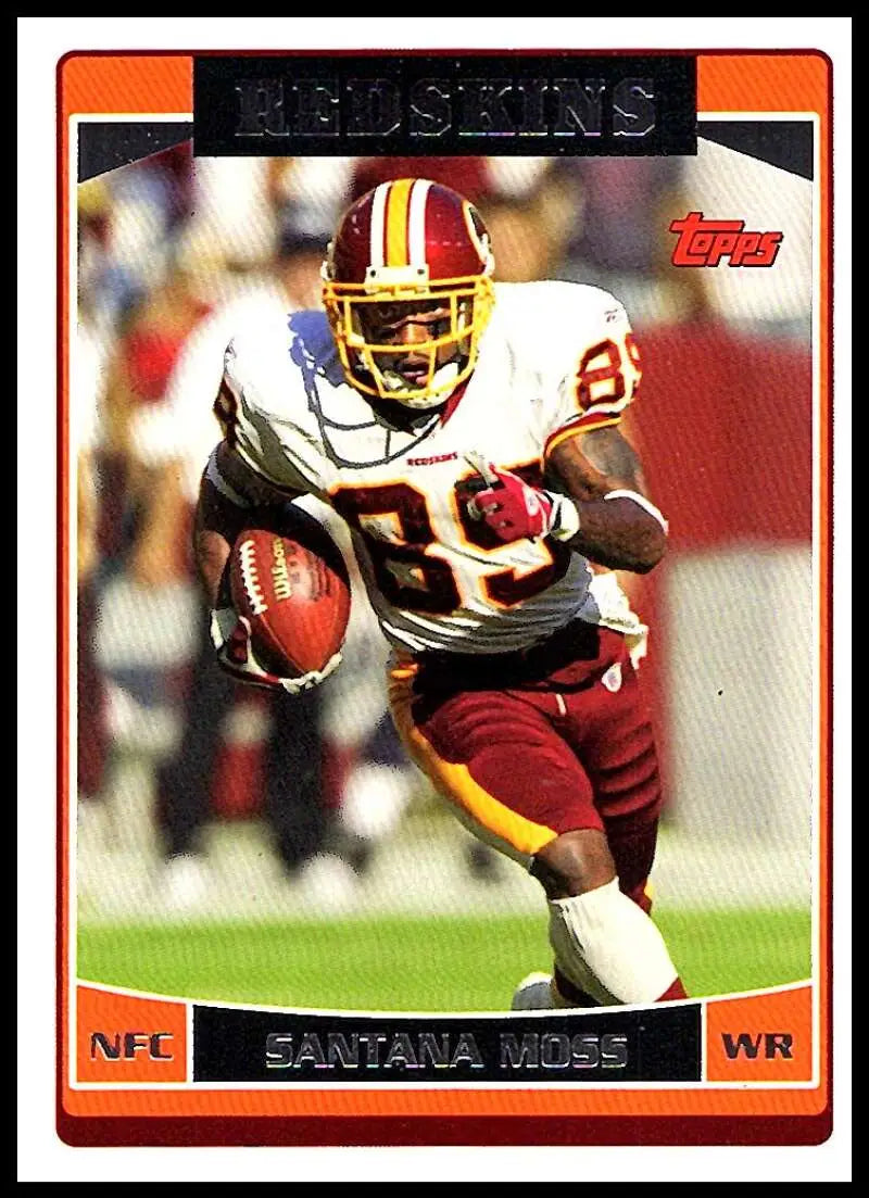 2006 Topps #245 Santana Moss NM-MT Washington Redskins Football Card - Football Card Single