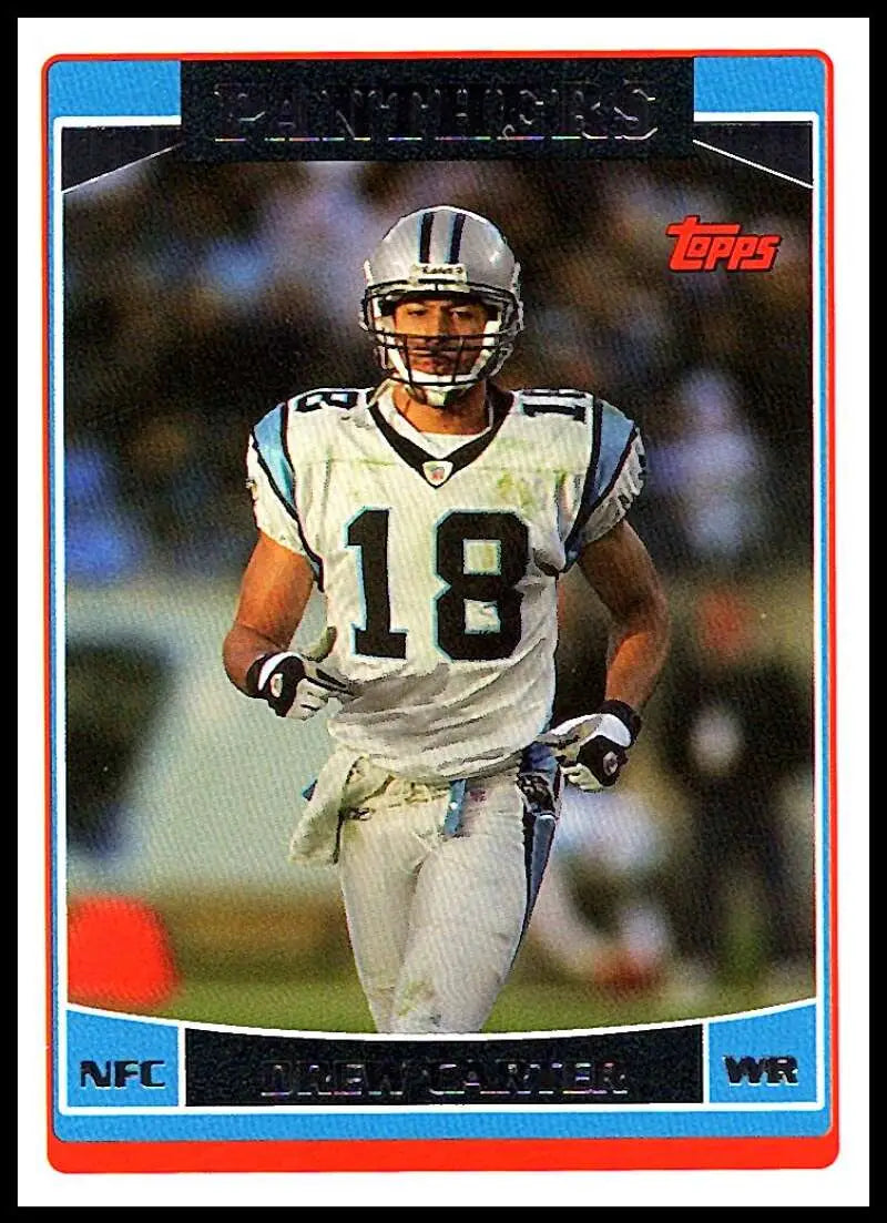 2006 Topps #25 Drew Carter NM-MT Carolina Panthers Football Card - Football Card Single