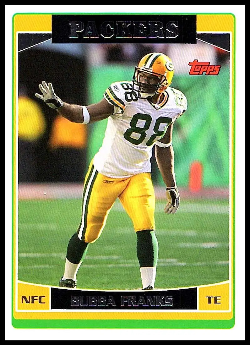 2006 Topps #255 Bubba Franks NM-MT Green Bay Packers Football Card - Football Card Single