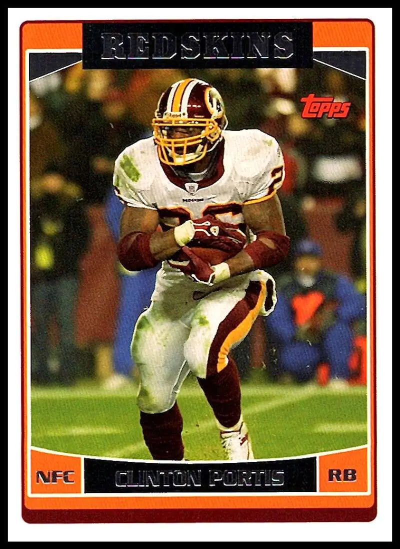 2006 Topps #26 Clinton Portis NM-MT Washington Redskins Football Card - Football Card Single