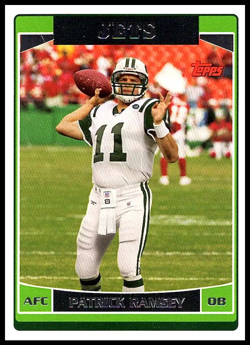 2006 Topps #267 Patrick Ramsey NM-MT New York Jets Football Card - Football Card Single
