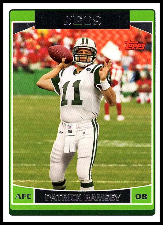 2006 Topps #267 Patrick Ramsey NM-MT New York Jets Football Card - Football Card Single