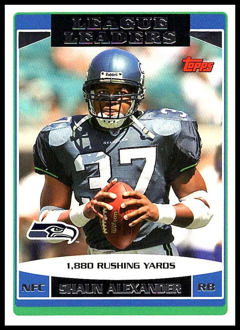 2006 Topps #279 Shaun Alexander NM-MT Seattle Seahawks Football Card - Football Card Single