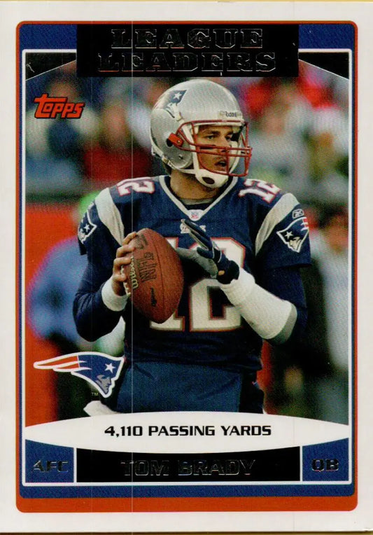 2006 Topps #280 Tom Brady NM-MT New England Patriots Football Card