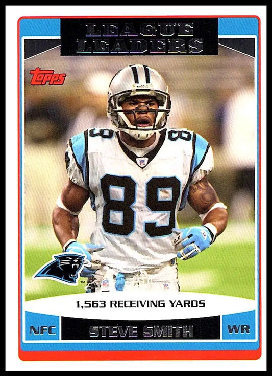 2006 Topps #281 Steve Smith NM-MT Carolina Panthers Football Card - Football Card Single