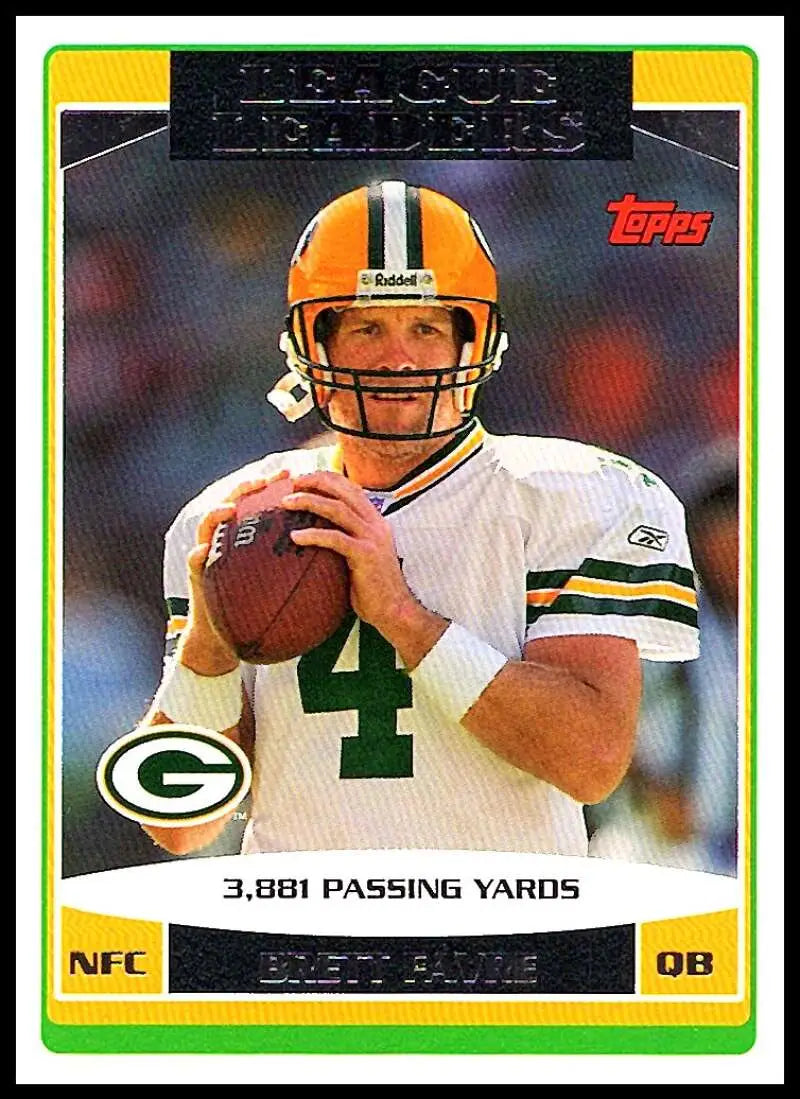2006 Topps #286 Brett Favre NM-MT Green Bay Packers Football Card - Football Card Single