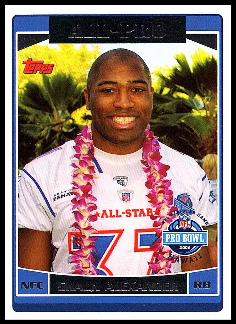 2006 Topps #291 Shaun Alexander NM-MT Seattle Seahawks Football Card - Football Card Single
