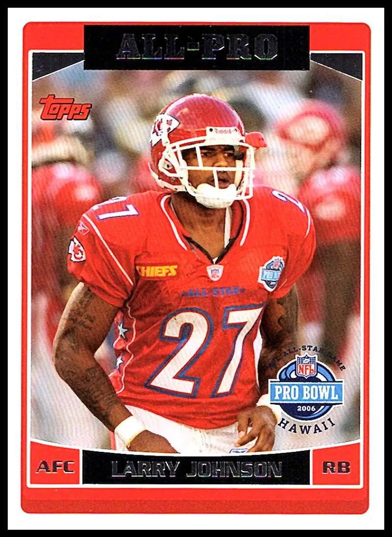 2006 Topps #292 Larry Johnson NM-MT Kansas City Chiefs Football Card - Football Card Single
