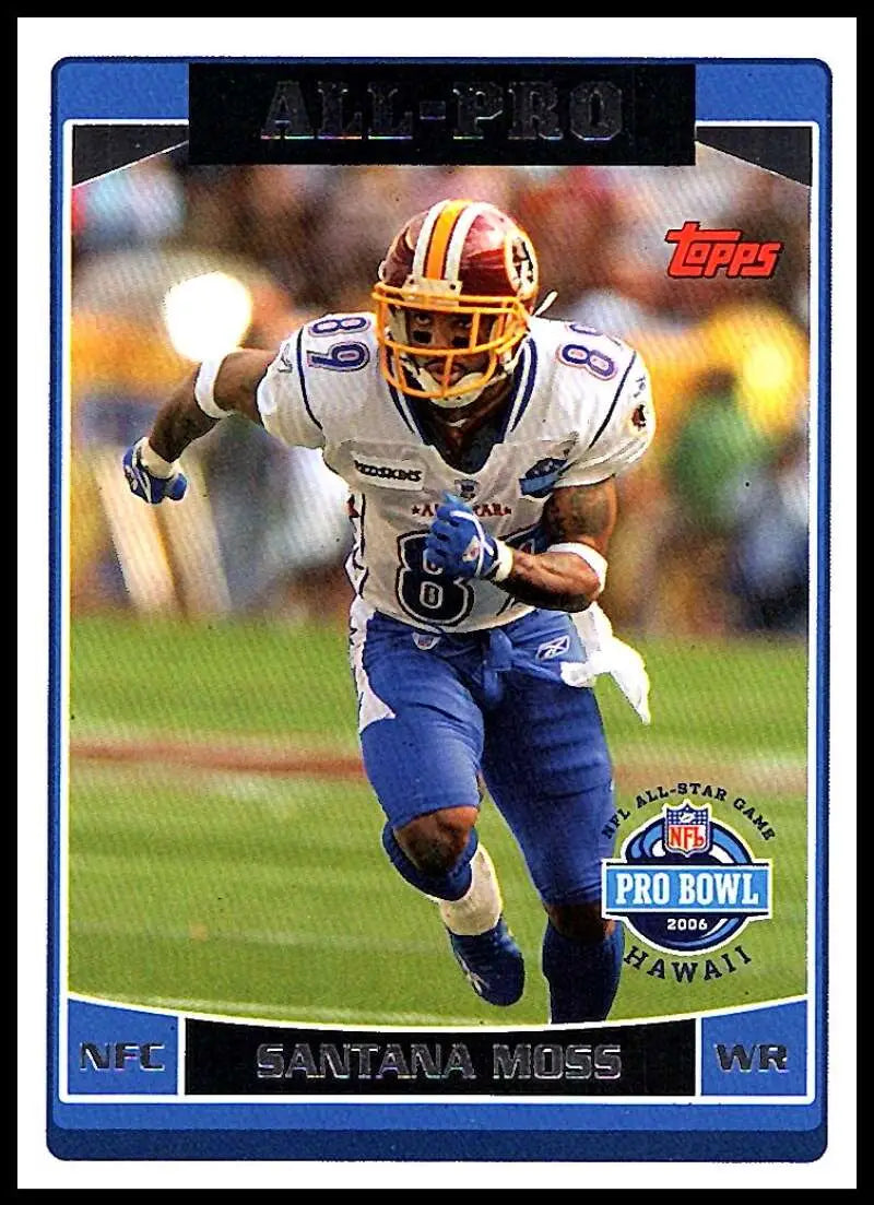 2006 Topps #295 Santana Moss NM-MT Washington Redskins Football Card - Football Card Single