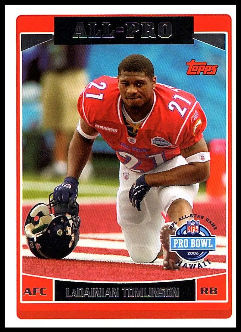 2006 Topps #298 LaDainian Tomlinson NM-MT San Diego Chargers Football Card - Football Card Single