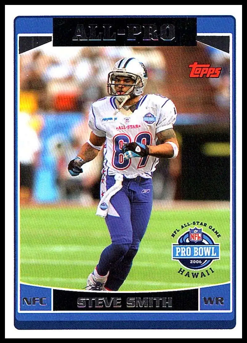 2006 Topps #301 Steve Smith NM-MT Carolina Panthers Football Card - Football Card Single