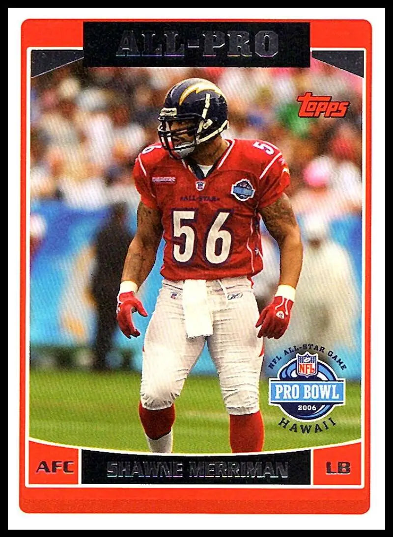 2006 Topps #302 Shawne Merriman NM-MT San Diego Chargers Football Card - Football Card Single