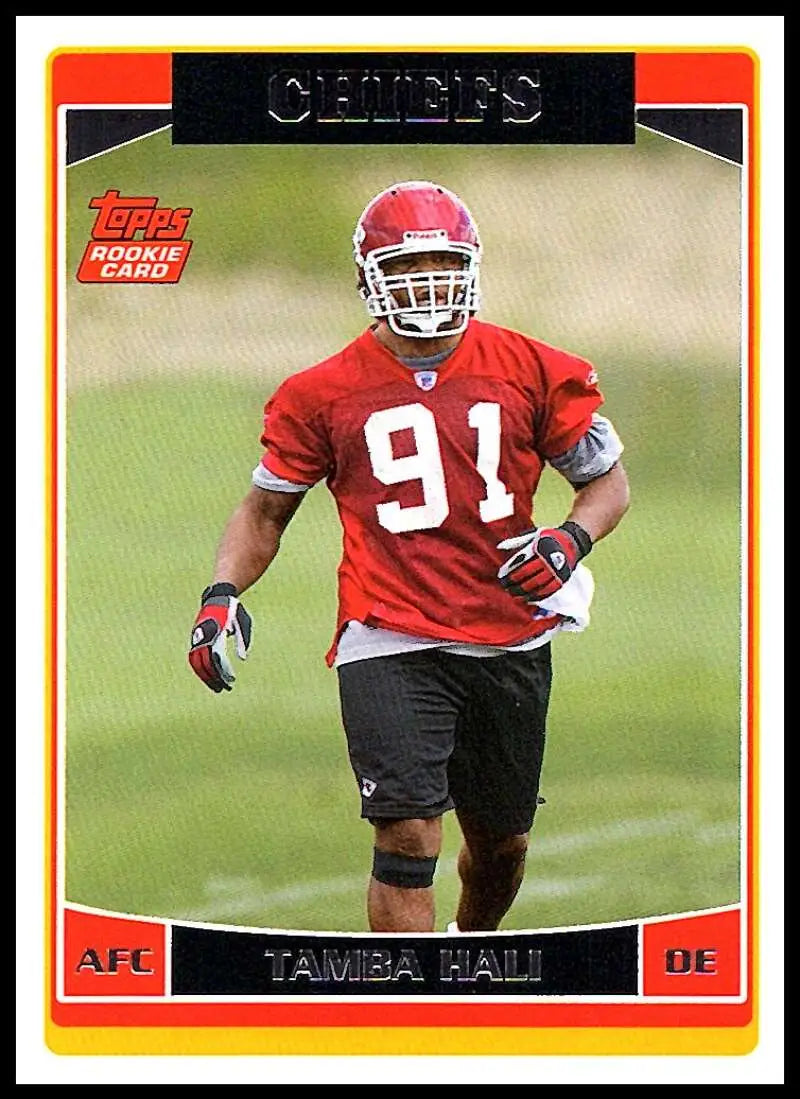 2006 Topps #311 Tamba Hali NM-MT RC Rookie Kansas City Chiefs Football Card - Football Card Single