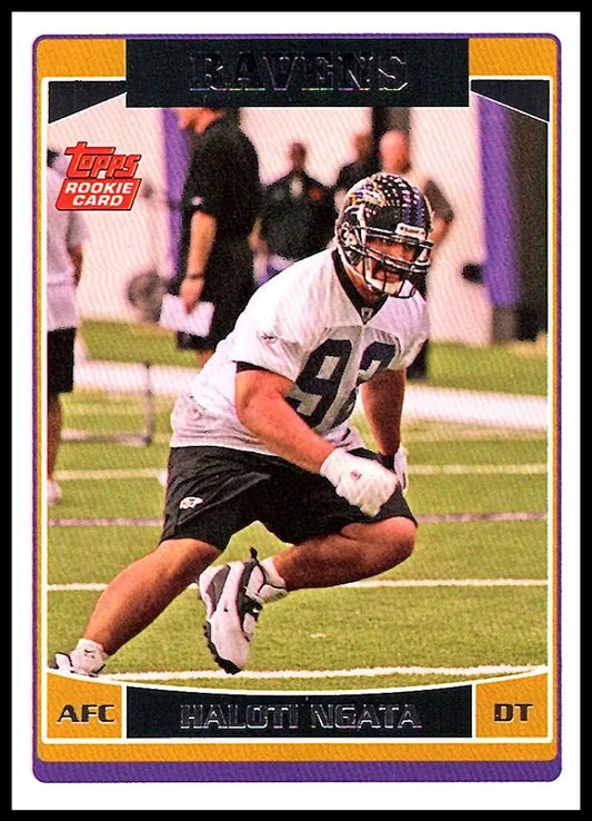 2006 Topps #312 Haloti Ngata NM-MT RC Rookie Baltimore Ravens Football Card
