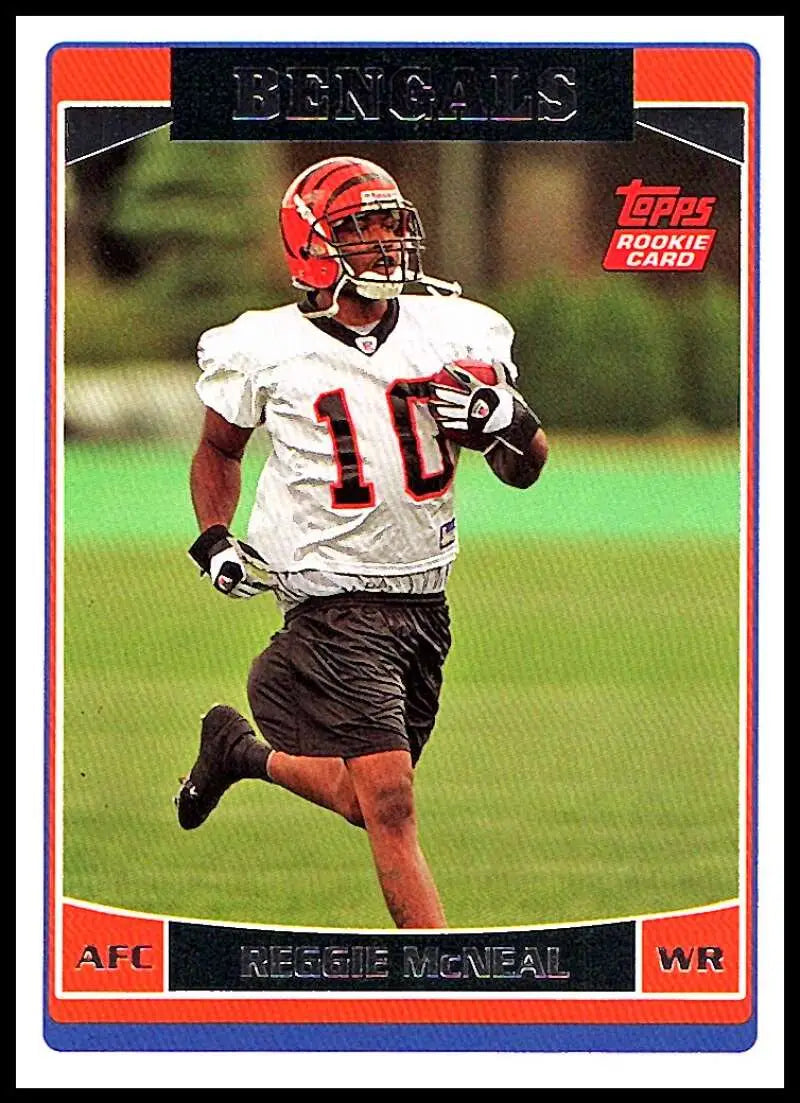 2006 Topps #315 Reggie McNeal NM-MT RC Rookie Cincinnati Bengals Football Card - Football Card Single