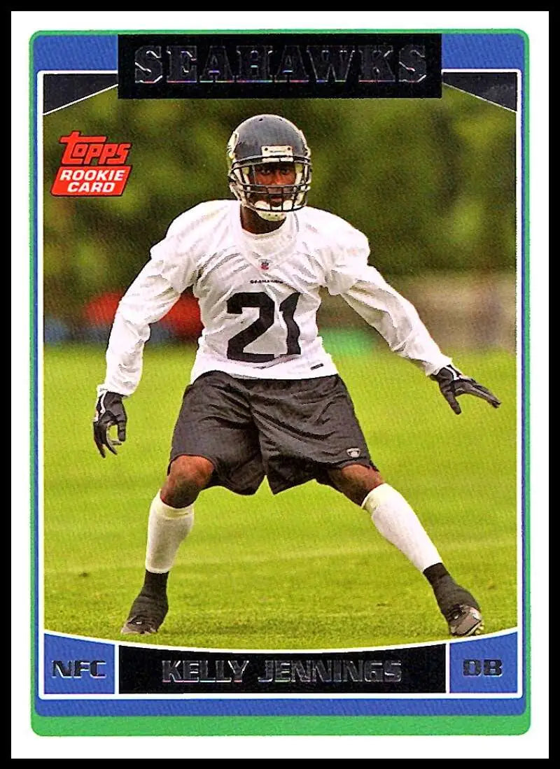 2006 Topps #316 Kelly Jennings NM-MT RC Rookie Seattle Seahawks Football Card - Football Card Single
