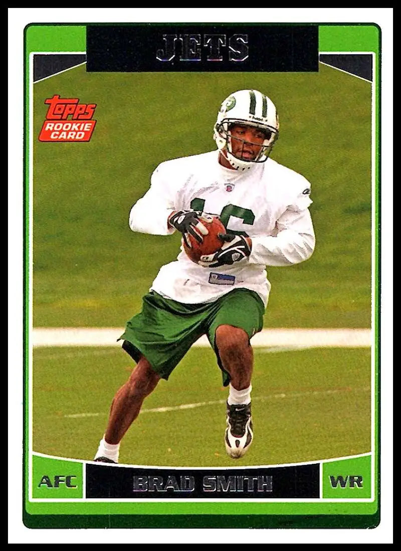 2006 Topps #320 Brad Smith NM-MT RC Rookie New York Jets Football Card - Football Card Single