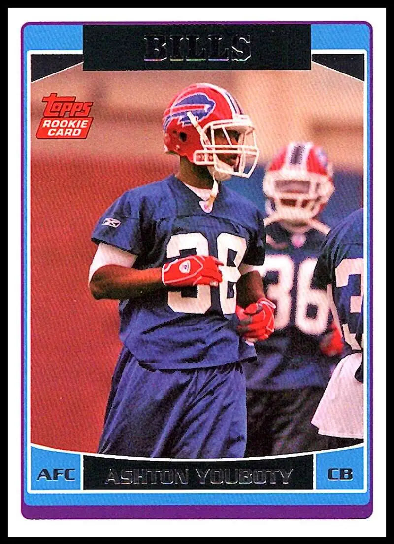 2006 Topps #322 Ashton Youboty NM-MT RC Rookie Buffalo Bills Football Card - Football Card Single