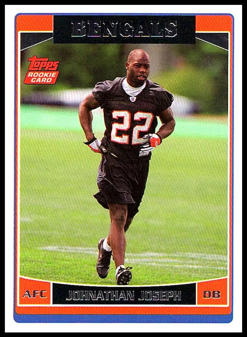 2006 Topps #326 Johnathan Joseph NM-MT RC Rookie Cincinnati Bengals Football Card - Football Card Single