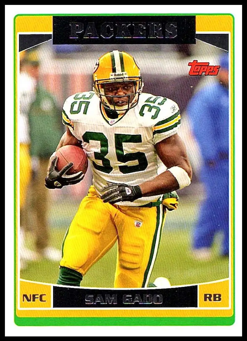 2006 Topps #33 Samkon Gado NM-MT Green Bay Packers Football Card - Football Card Single