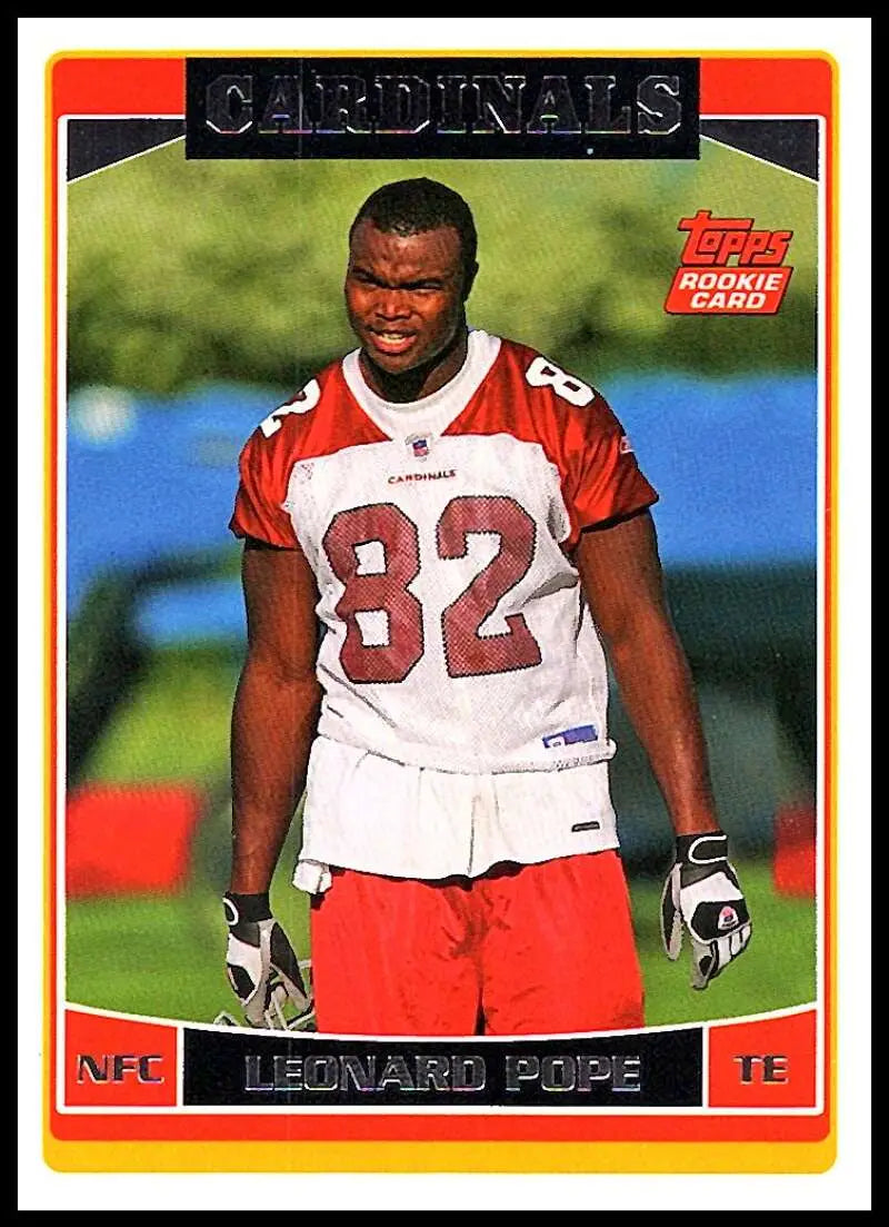 2006 Topps #331 Leonard Pope NM-MT RC Rookie Arizona Cardinals Football Card - Football Card Single