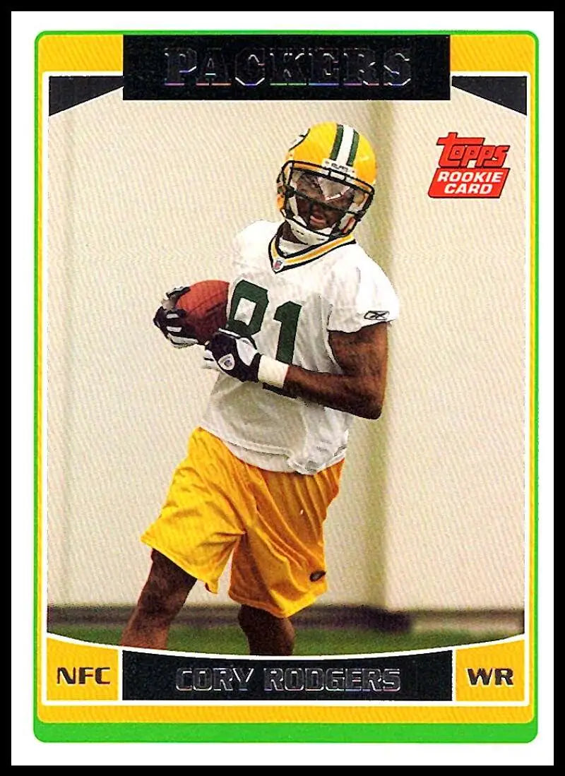 2006 Topps #336 Cory Rodgers NM-MT RC Rookie Green Bay Packers Football Card - Football Card Single