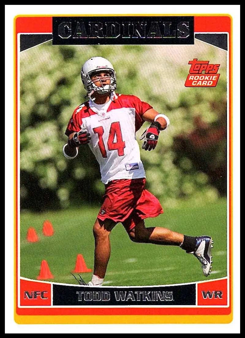 2006 Topps #338 Todd Watkins NM-MT RC Rookie Arizona Cardinals Football Card