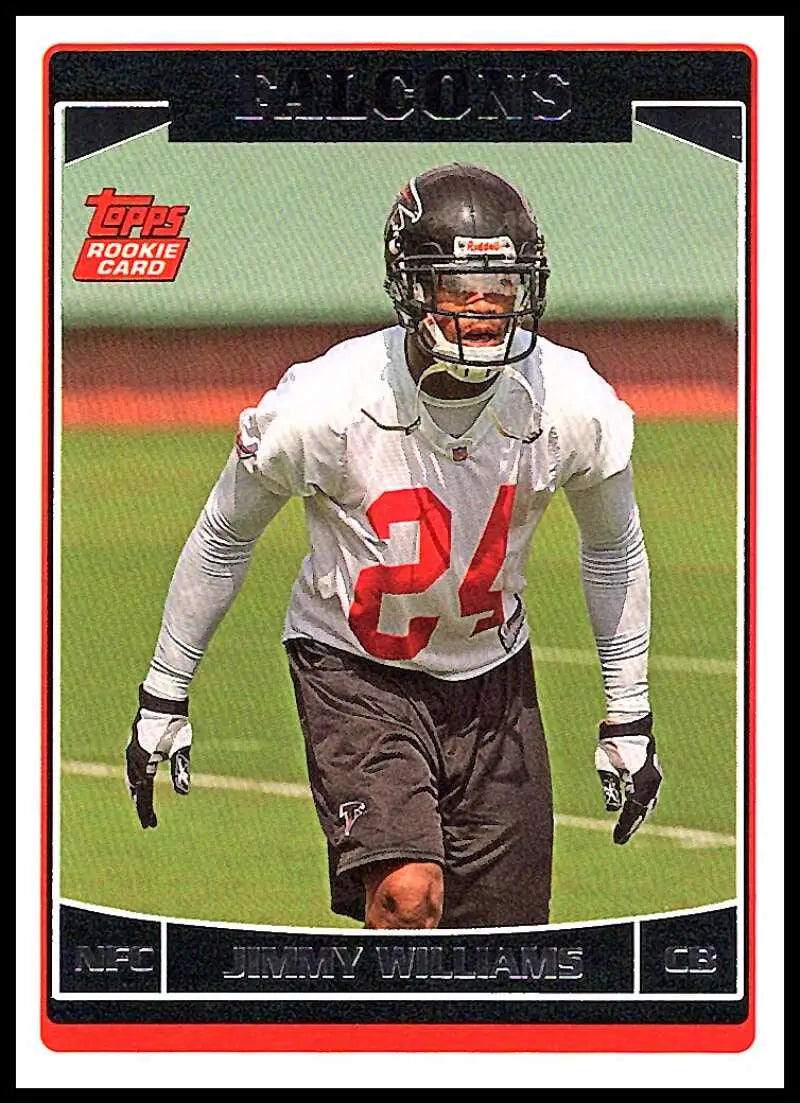 2006 Topps #345 Jimmy Williams NM-MT RC Rookie Atlanta Falcons Football Card - Football Card Single