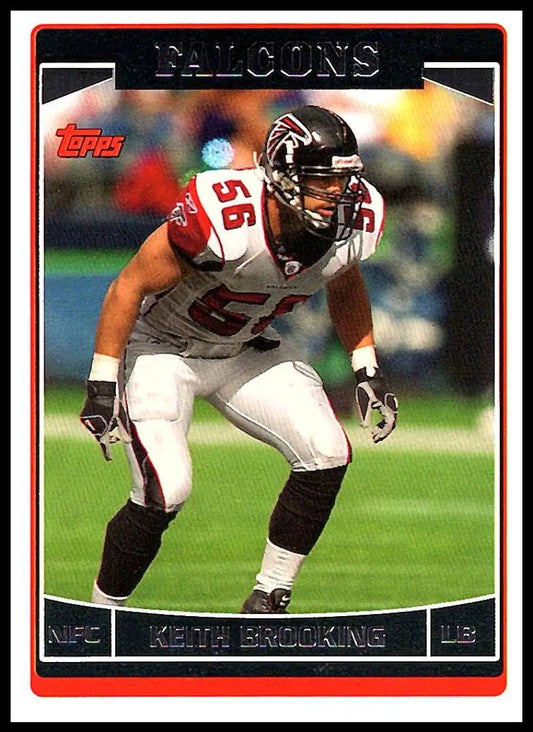 2006 Topps #35 Keith Brooking NM-MT Atlanta Falcons Football Card - Football Card Single
