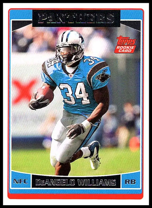 2006 Topps #361 DeAngelo Williams NM-MT RC Rookie Carolina Panthers Football Card