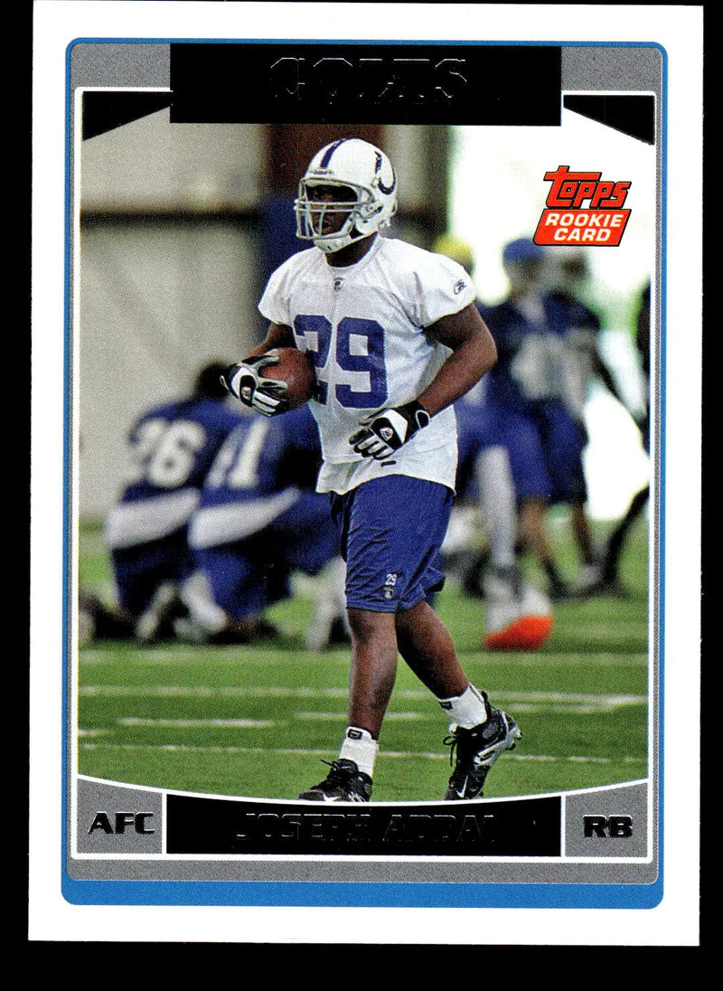 2006 Topps #364 Joseph Addai NM-MT RC Rookie Indianapolis Colts Football Card