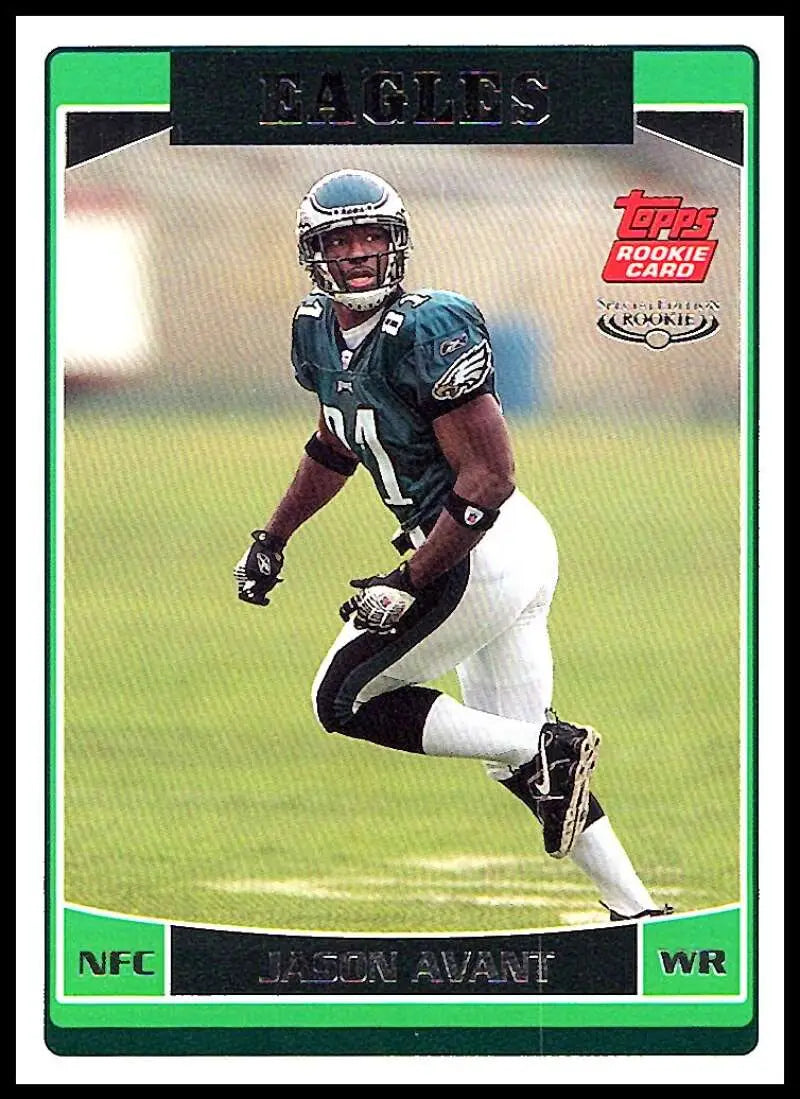 2006 Topps #366 Jason Avant NM-MT RC Rookie Philadelphia Eagles Football Card