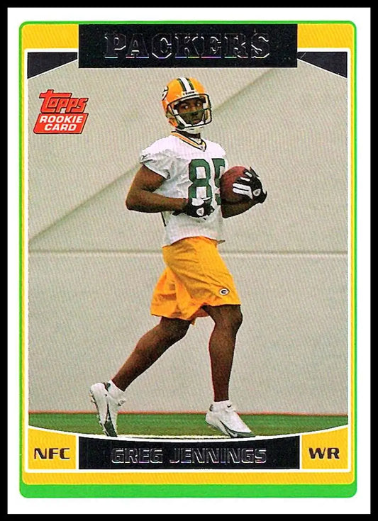 2006 Topps #369 Greg Jennings NM-MT RC Rookie Green Bay Packers Football Card
