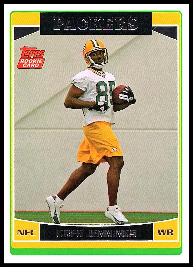 2006 Topps #369 Greg Jennings NM-MT RC Rookie Green Bay Packers Football Card