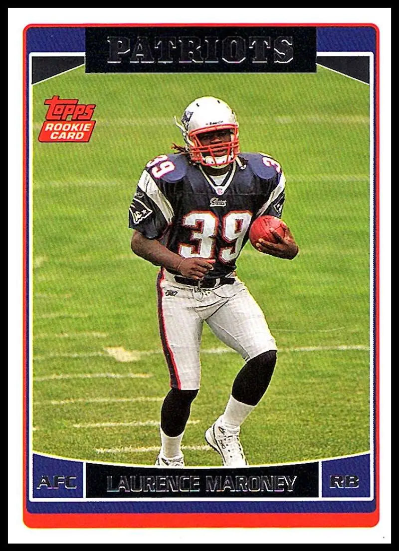 2006 Topps #373 Laurence Maroney NM-MT RC Rookie New England Patriots Football Card - Football Card Single
