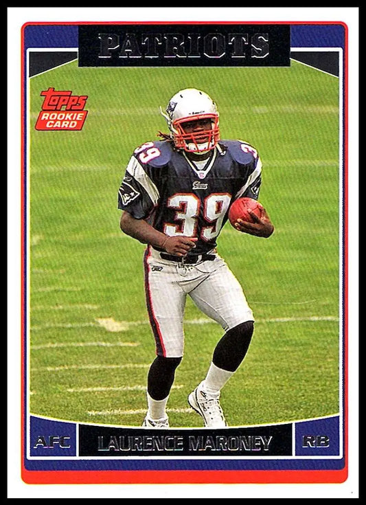 2006 Topps #373 Laurence Maroney NM-MT RC Rookie New England Patriots Football Card - Football Card Single