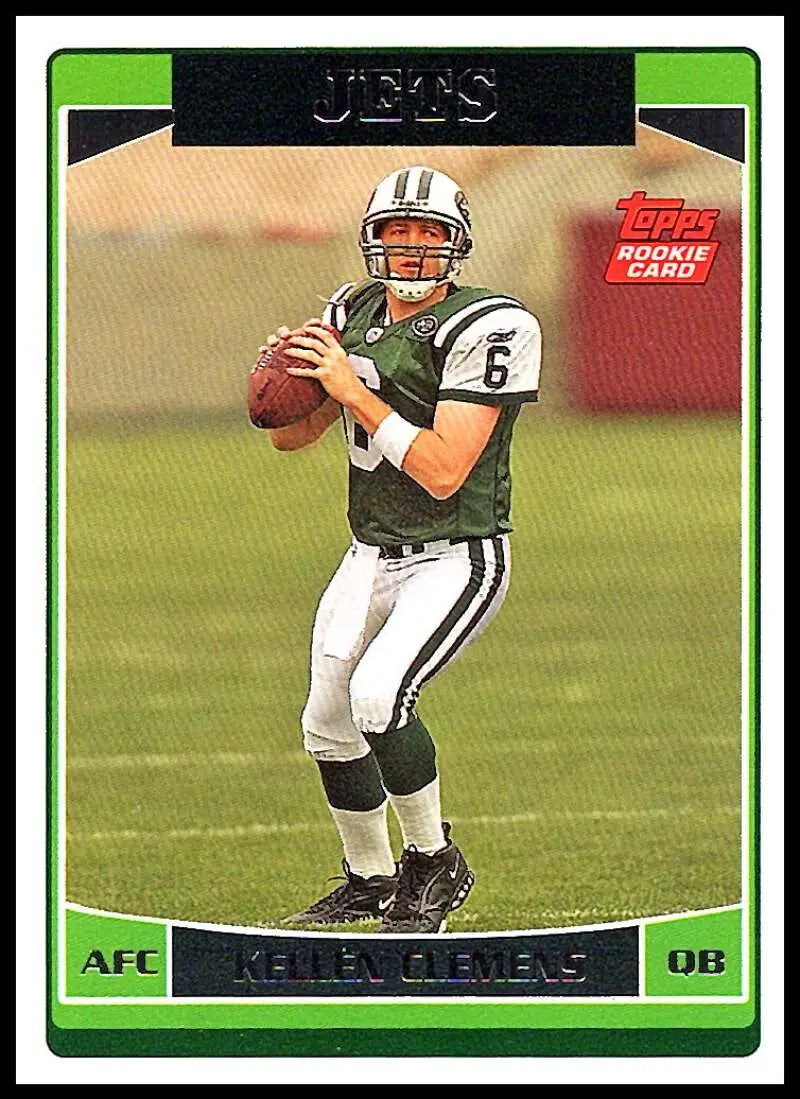 2006 Topps #378 Kellen Clemens NM-MT RC Rookie New York Jets Football Card - Football Card Single