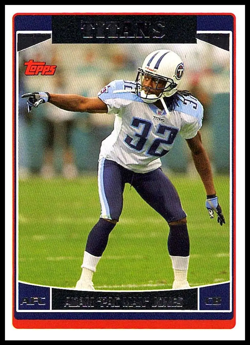 2006 Topps #38 Adam Jones NM-MT Tennessee Titans Football Card - Football Card Single